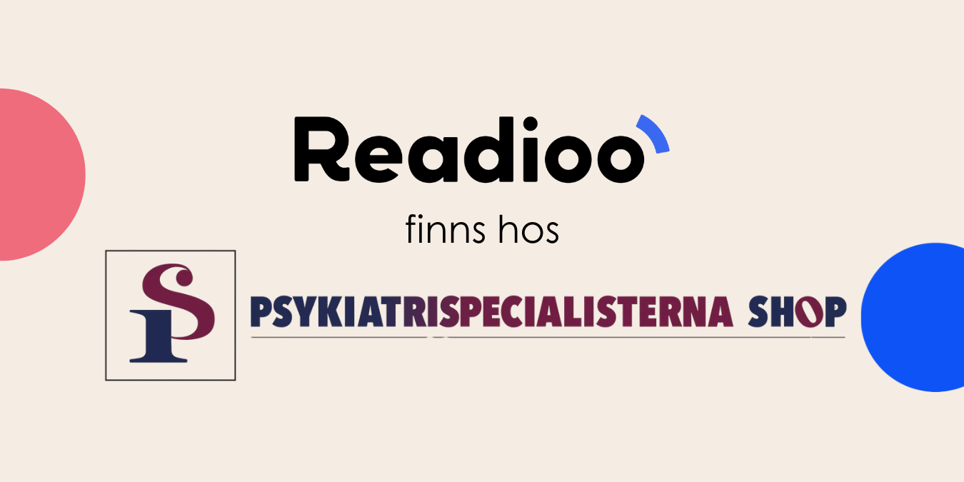 Readioo finns nu hos Psykiatrispecialisterna shop!
