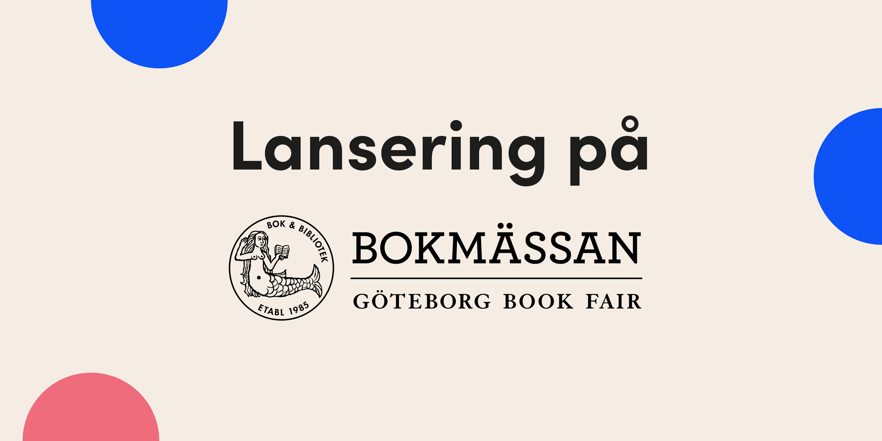 Readioo lansering Bokmässan Göteborg