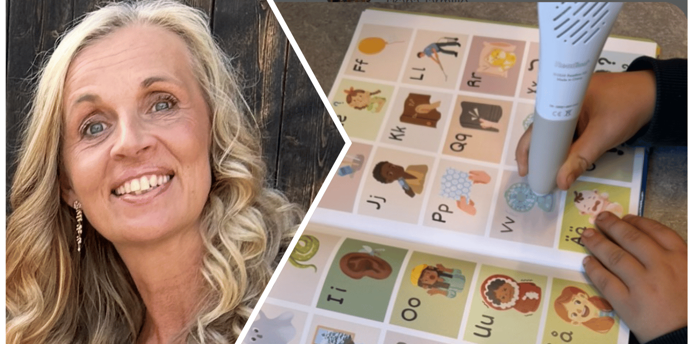 Pedagogen Maria: "Ett nytänkande och utarbetat språkutvecklande material"