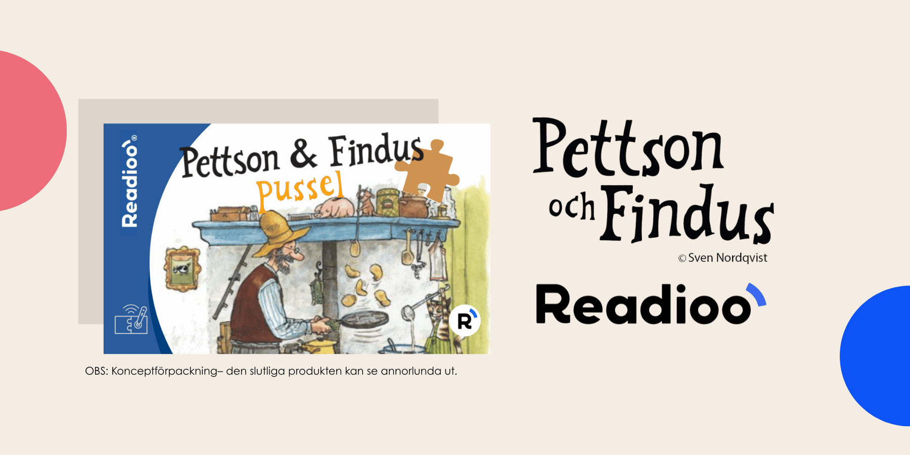 Pussla, dutta och lyssna – Pettson & Findus i nytt, interaktivt format!