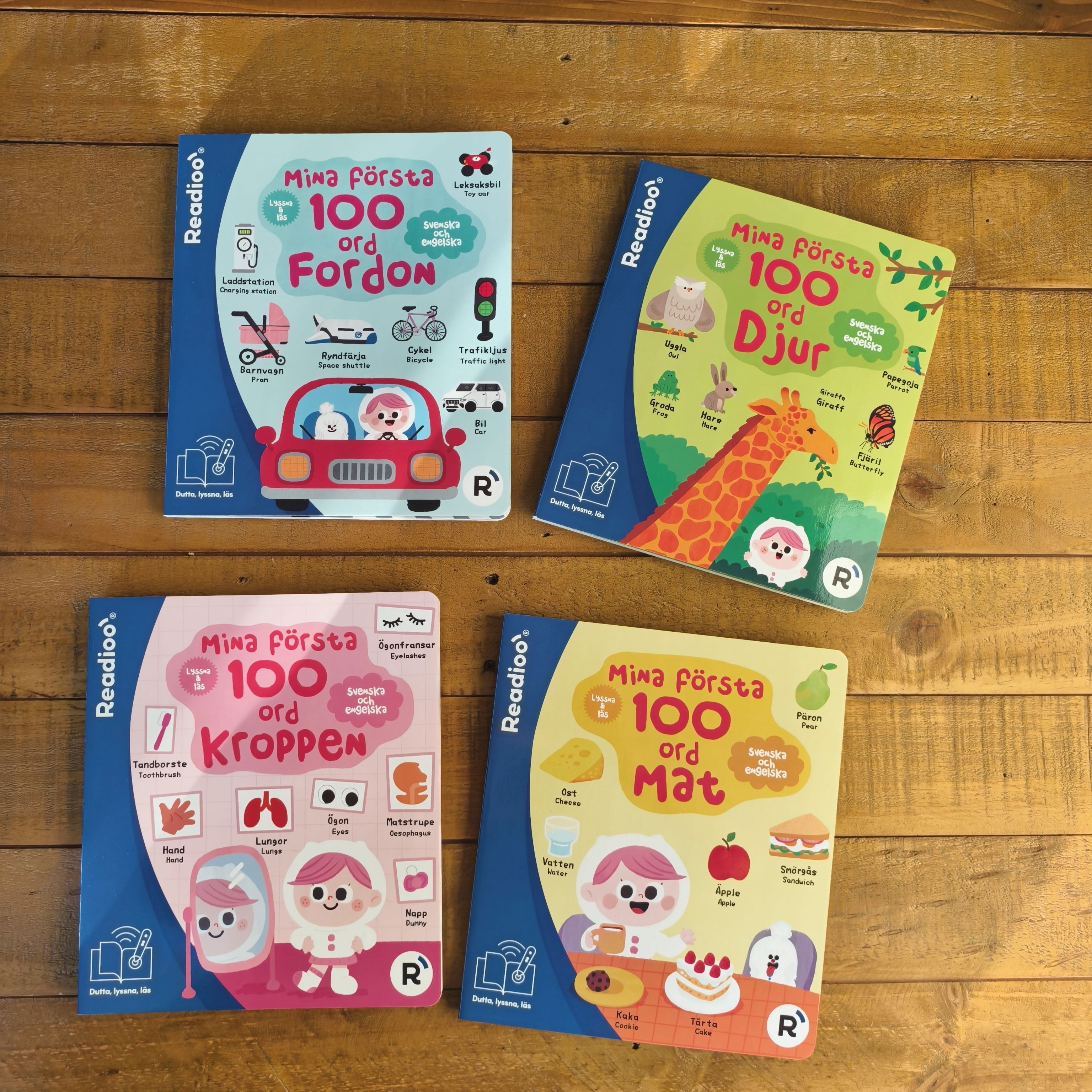 Tvåspråkiga böcker på svenska och engelska