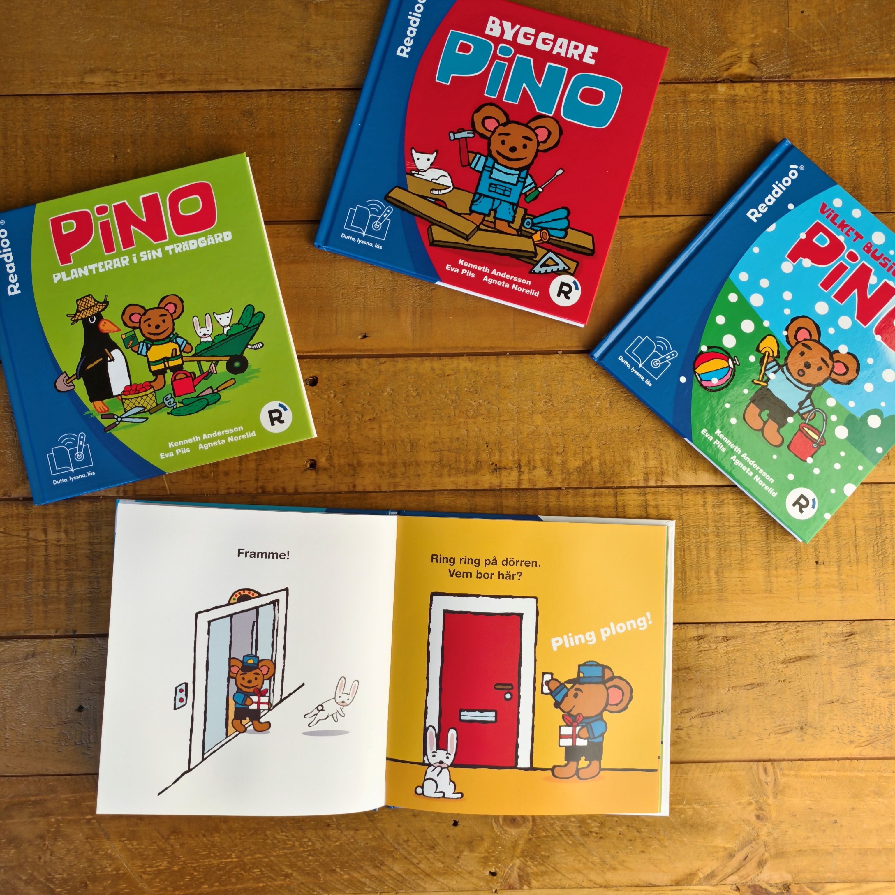 Samling av Pinos interaktiva böcker