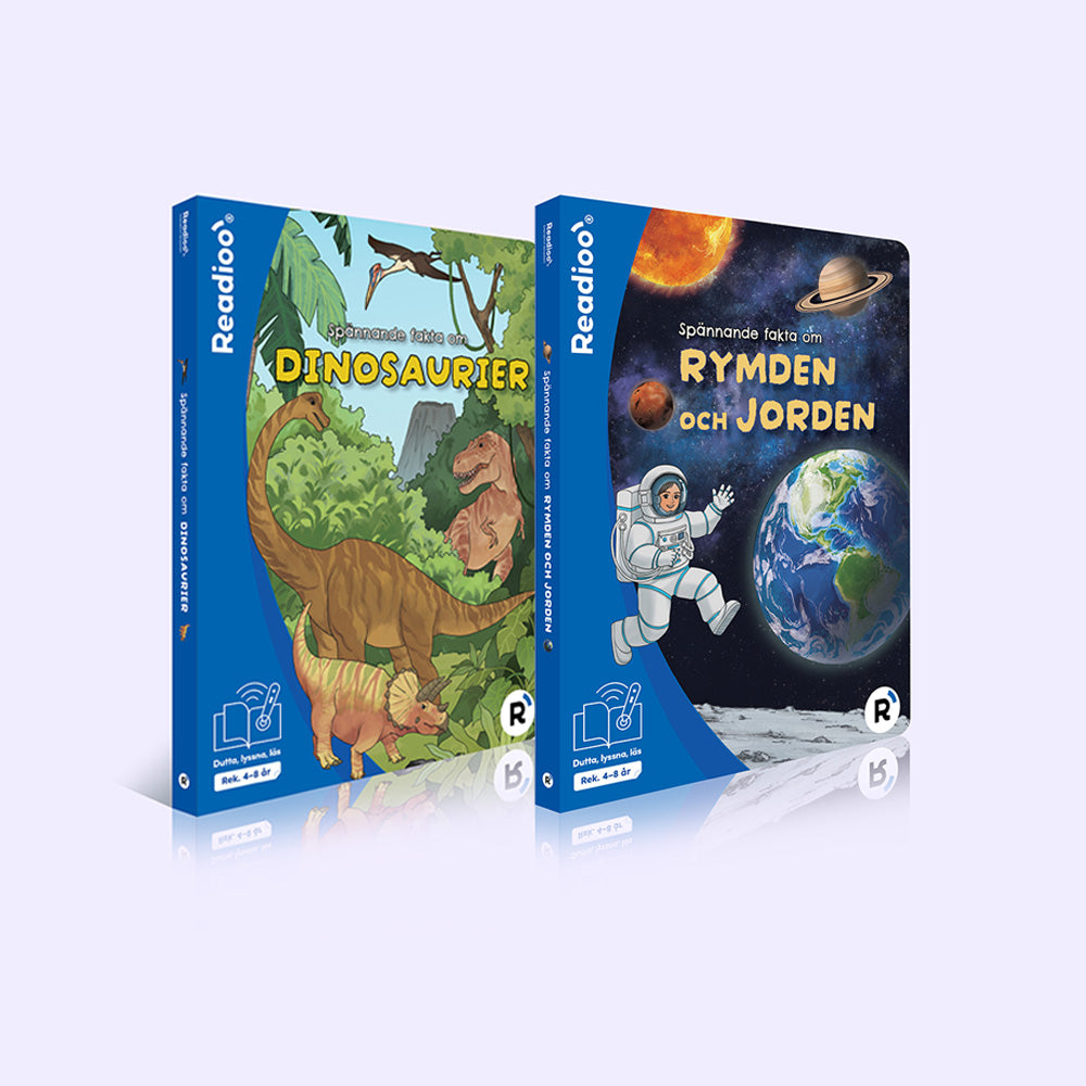 [SV] Bokpaket: Dinosaurier + Rymden och jorden