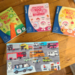 Boken är en del av en serie med tvåspråkiga böcker som bygger ordförråd