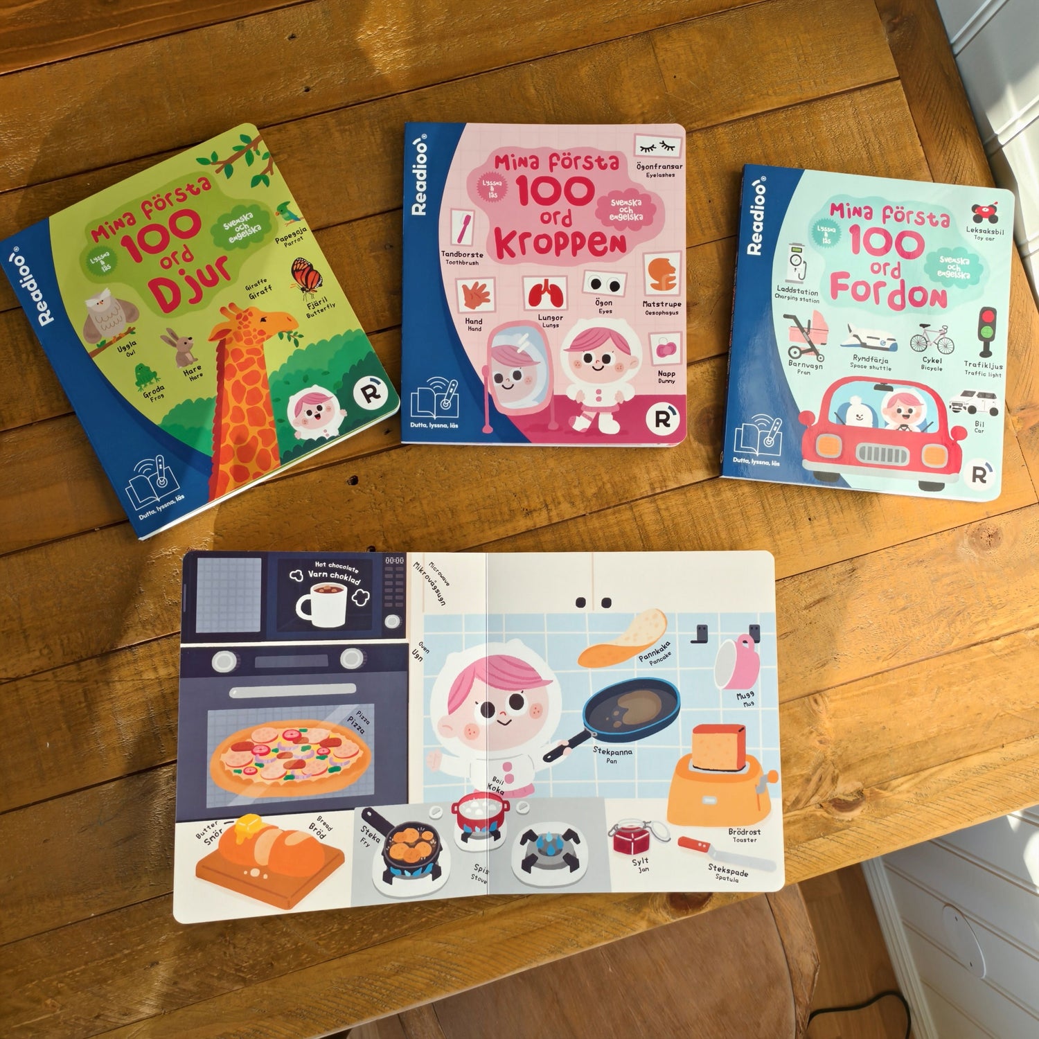 My First 100 Words: Food (Swedish and English)