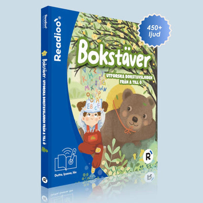 Barnbok för lästräning och bokstavsljudsinlärning - förskolebarn och barn med NPF.