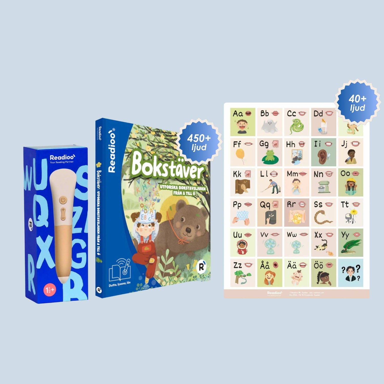 Startpaket: Bokstäver