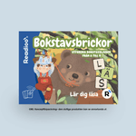 Bokstavsbrickor lär dig läsa