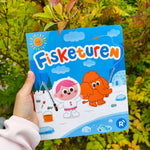 Omslaget till den interaktiva barnboken Fisketuren