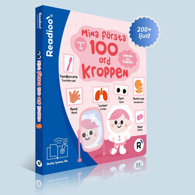 Interaktiv bok om kroppen där ljud aktiveras med Readioos läspenna
