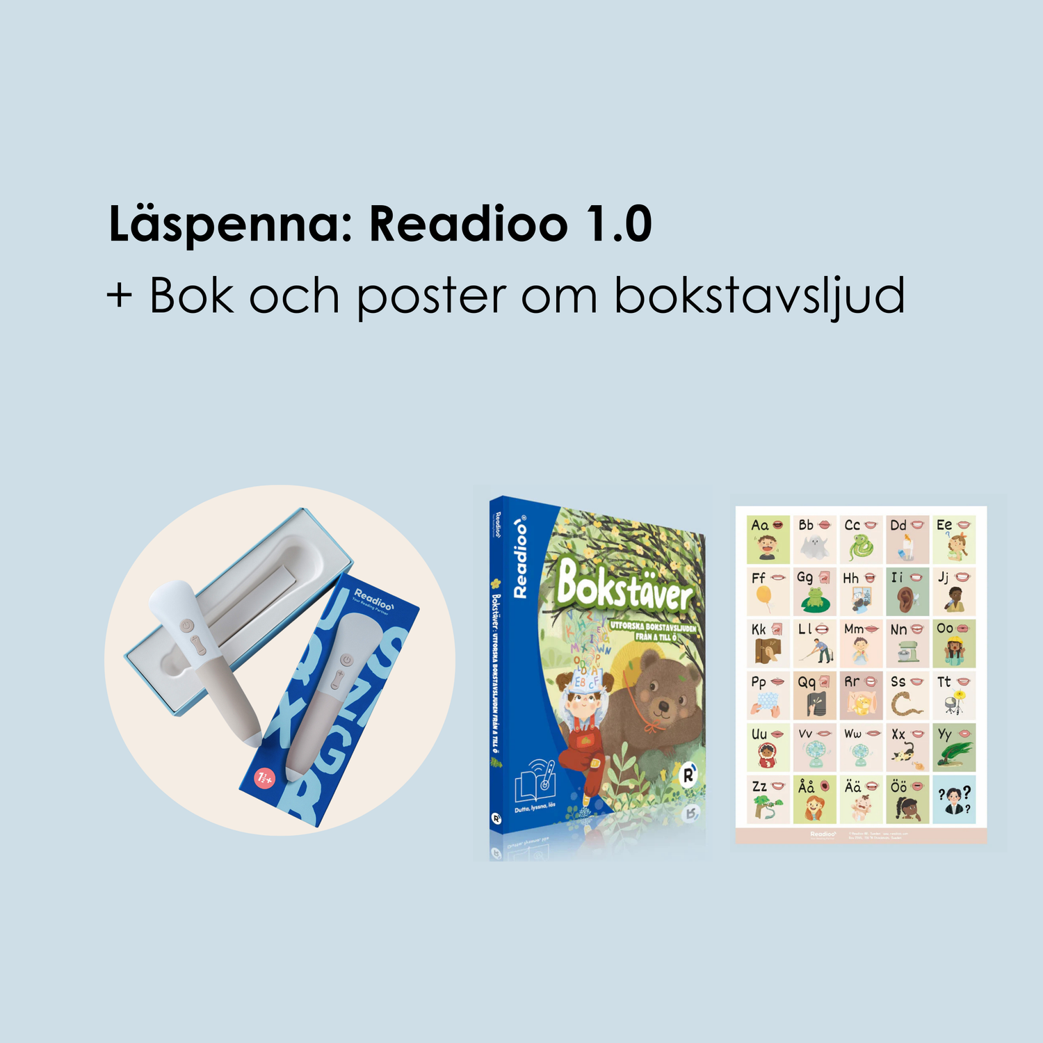 Startpaket: Bokstäver
