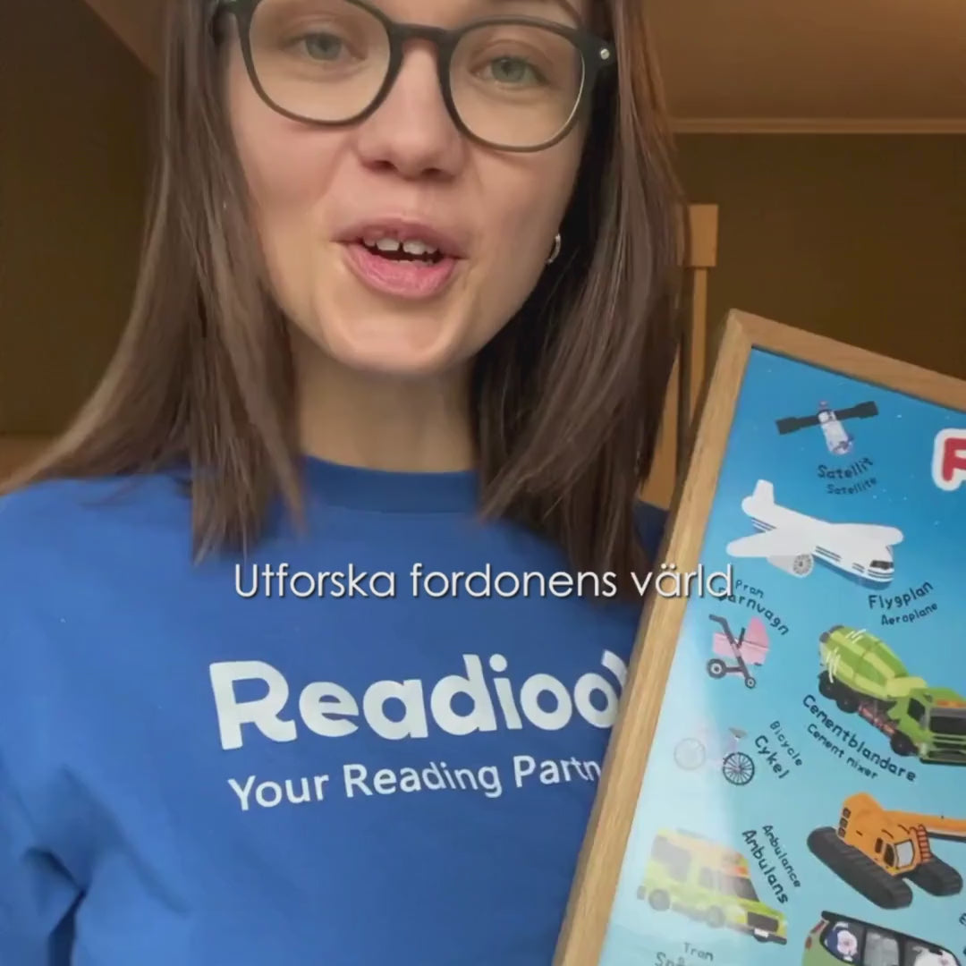 Poster: Fordon (Svenska och engelska)