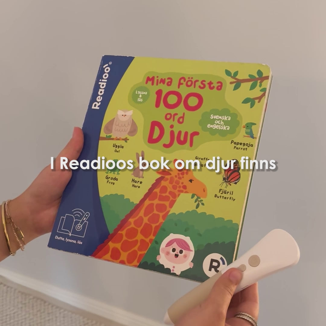 [SV/EN] Starter pack: Bilingual book Animals