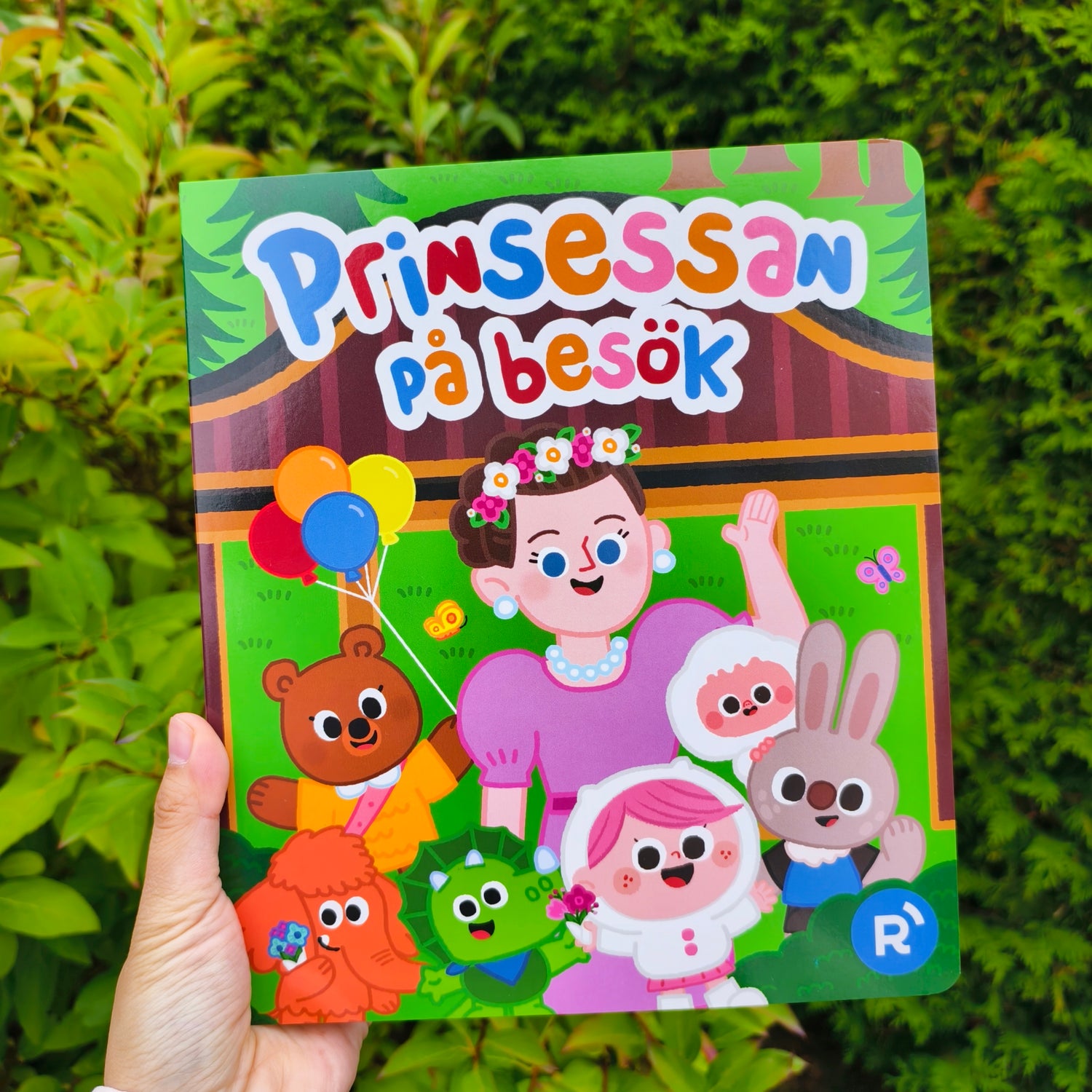 Omslaget till barnboken Prinsessan på besök