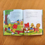 Uppslag ur den interaktiva boken om Bamse och Brummelisa